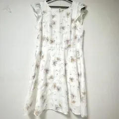 PAGEBOY 花柄ワンピース 白