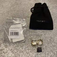 TOMWOOD Ice Hoop Small Line S gold トムウッド