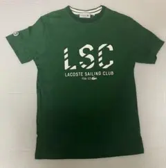 LACOSTE ラコステ LSC ロゴ グリーン 緑 半袖Tシャツ M〜Lサイズ