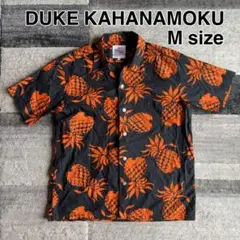 DUKE KAHANAMOKU デュークカハナモク　パイナップル　アロハシャツM
