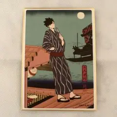ハイキュー!! トレーディングミニ色紙 排球四季景〜夏ノ陣 黒尾鉄朗