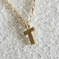 イニシャル♡人気【ジュエルクローゼット】K10『T』ネックレス☆アガット 好きも