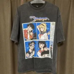 アニメ　 プリント Tシャツ　ダークグレー　vintage archive