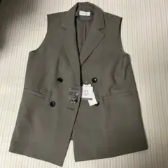グローバルワーク　オテラク　SETUP ジレ　グレージュ　フリーサイズ