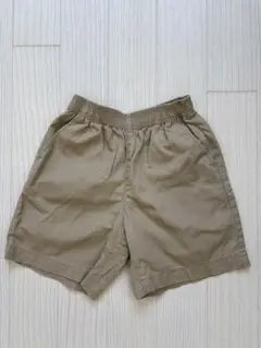 gu ベージュ ハーフパンツ 120