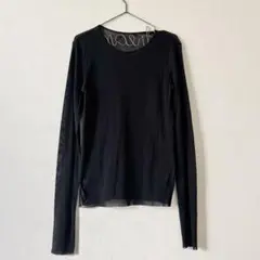 PLAGE 25SS Mesh Sheer ロンT 今季