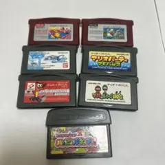 ゲームボーイアドバンスソフト7本まとめ売り　マリオ　ドンキーコング　ガンダム