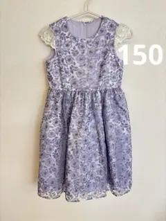 クリーニング済み✨　anyfam 花柄刺繍ドレス　150