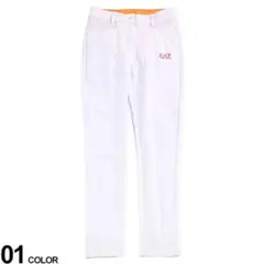 値下エンポリオアルマーニ　レディース ゴルフパンツ ホワイト　白　M 新品未使用