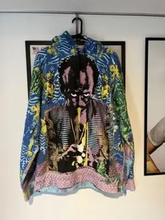 【超人気モデル】Supreme 総柄 デカロゴ 即完売 入手困難 パーカー