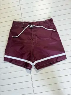 中古美品　YELLOW RAT Cross Bar Weave w32 エンジ系