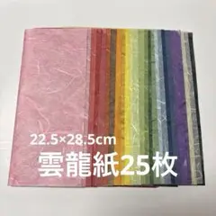 雲龍紙２５枚