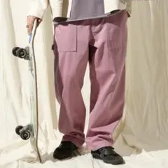 ニコアンド ペインターパンツ ピンク Mサイズ