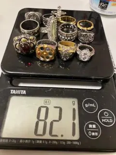 ミリタリー カレッジリングセット 82.1g