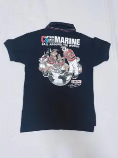 キャプテン・サンタ ポロシャツ キッズSネイビー