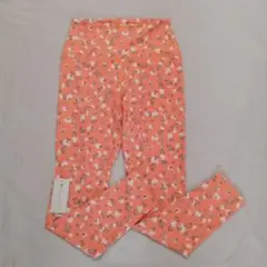 新品SUKALAスカーラ花柄オレンジヨガパンツMサイズ