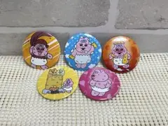 おぱんちゅうさぎ　極楽湯　コラボ　缶バッチ　全5種