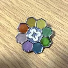 ポケモン　ジムバッジ　レインボーバッジ　オレンジバッジ　ポケットモンスター