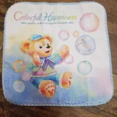 ダッフィー　20周年　ミニタオル　カラフルハピネス　ハンドタオル　20周年　新品