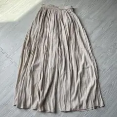 ベージュ ガウチョパンツ Sサイズ