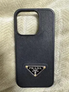 PRADA ブラック iPhoneケース iPhone15Pro