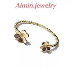 ✨最高級✨ブレスレット✨フリヴォル✨ラージサイズ✨最高品質✨ゴールド✨高級感✨