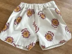 ミッドマイル　mid mile しまむら　太陽　ハーフパンツ　白　120cm