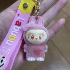 お値下げしました ラブブ キーホルダーらぶぶ Labubu 赤