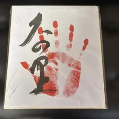 大の里　手形アート サイン入り