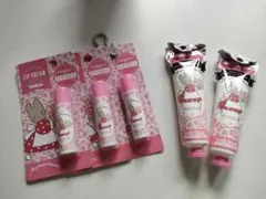 マロンクリーム　ハンドクリーム　2本　＆　リップクリーム　3本　共にベルガモット