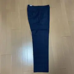 Mr. JUNKO ネイビー チェック柄 スラックス