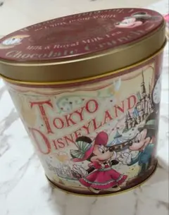Tokyo Disneyland チョコレートクランチ缶 空き缶