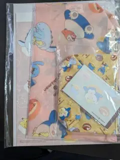 ミスタードーナツポケモン福袋　2023　カレンダー　トートバッグ　ポーチ　メモ帳