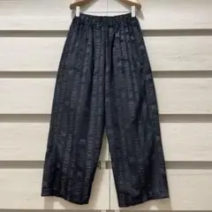 GALFY ガルフィー ベロアワイドパンツ イージー ジャージ 総柄