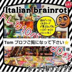 イタリアンブレインロット トレーディングカード １パック８枚入り✕10 D