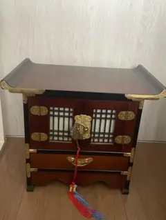 韓国　ミニ家具　小物入れ　飾り台　李朝家具風