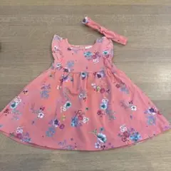 NEXT ワンピース　6-9ヶ月　ヘアバンド付き