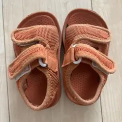 サンダル　キッズ　オレンジ　14cm