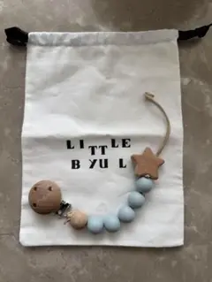 おしゃぶりホルダー　リトルビョル巾着　セット