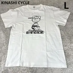 【未使用】KINASHI CYCLE 木梨サイクル　スヌーピー　ホワイト　L