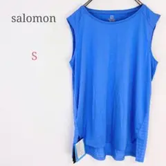 ▼サロモン【S】ノースリーブカットソー タンクトップ 新品未使用 タグ付き