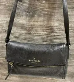 ケイト スペード Kate Spade NY ショルダー バッグ 黒 レザー