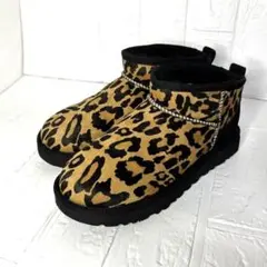 UGGクラシックウルトラミニパンサー レオパード柄 ブーツ