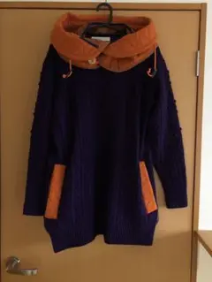 値下げ!sacai luck フード付 ニット