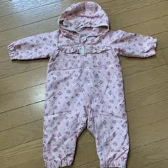 花柄フード付きアウター 80サイズ