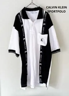 CALVIN KLEIN POLO SPORT【L】メンズポロシャツ　半袖ゴルフ