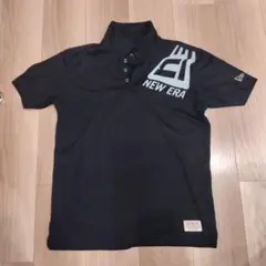 NEW ERA 黒 ポロシャツ S