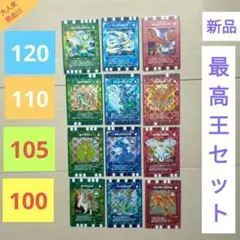 【ぐるり森 最強王新品セット!!】120＆110＆105＆100キラ12枚