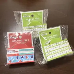 山手線駅名 新幹線 マスキングテープ 3個セット