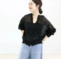 翌日発送FUNNY COMPANYシアー2wayドルマンカーディガン